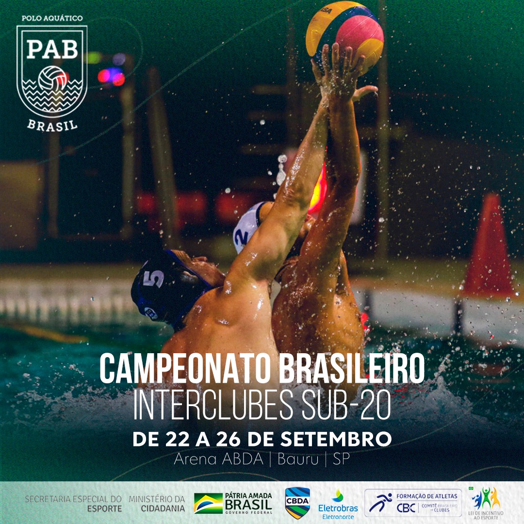 PAB define grupos do Campeonato Brasileiro Interclubes SUB-20 de Polo Aquático