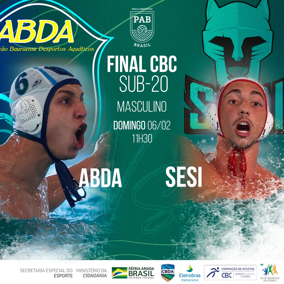 Sesi-SP e ABDA na final do Brasileiro Sub-20 de Polo Aquático